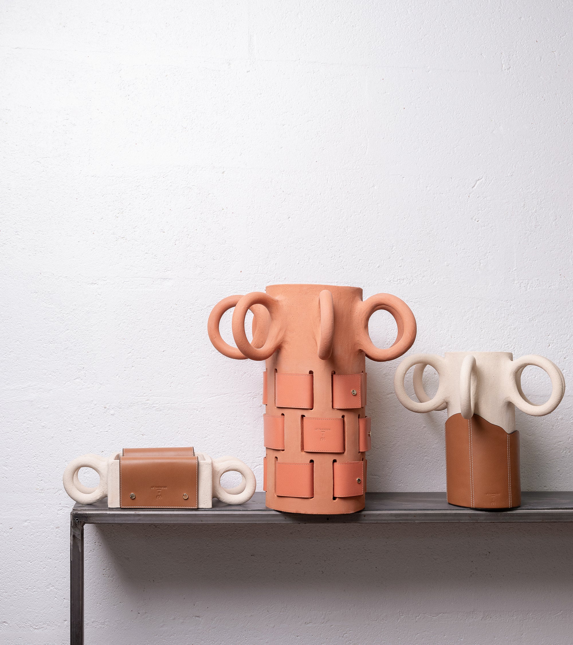 Cache Vase Damier Pia Chevalier - Image 3