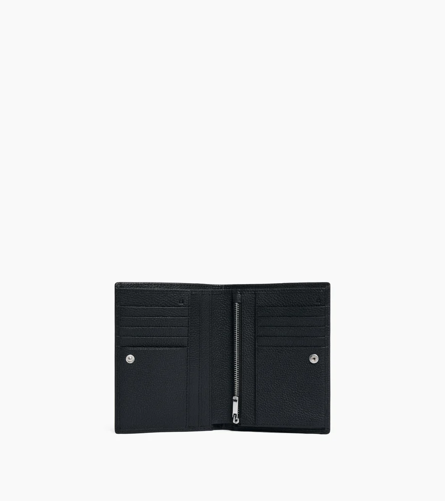 Grand portefeuille zippé Charles en cuir grainé - Image 3