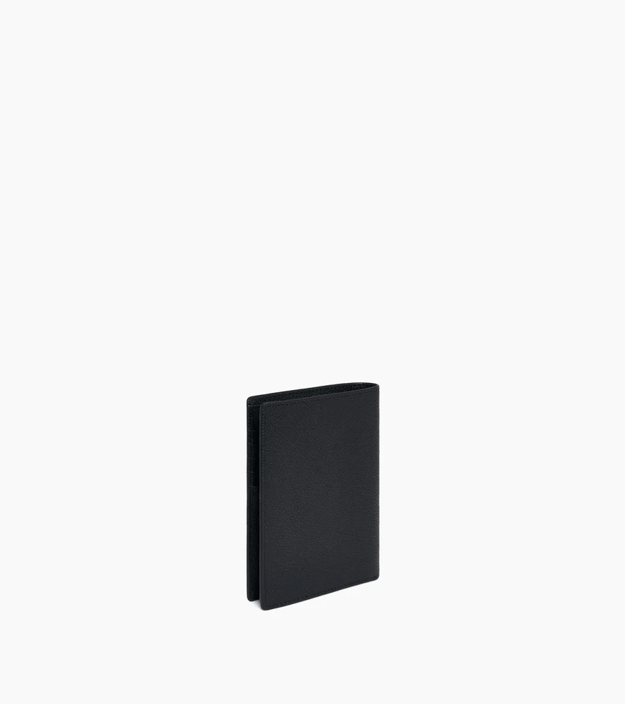 Grand portefeuille zippé Charles en cuir grainé - Image 4