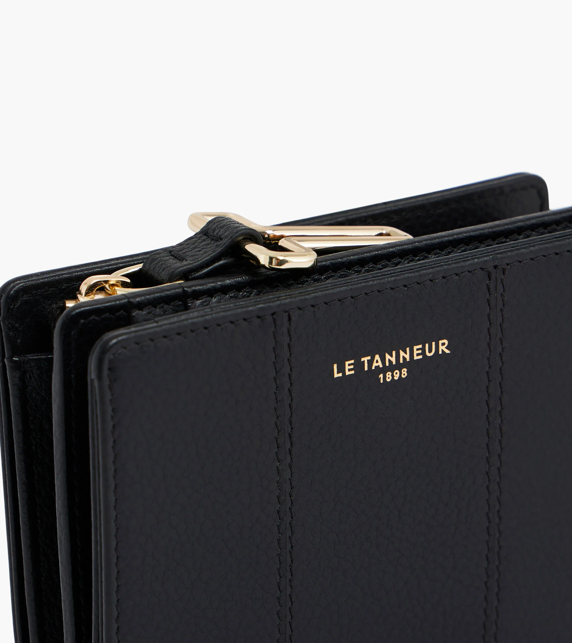 Petit Portefeuille Juliette en cuir grainé - Image 2