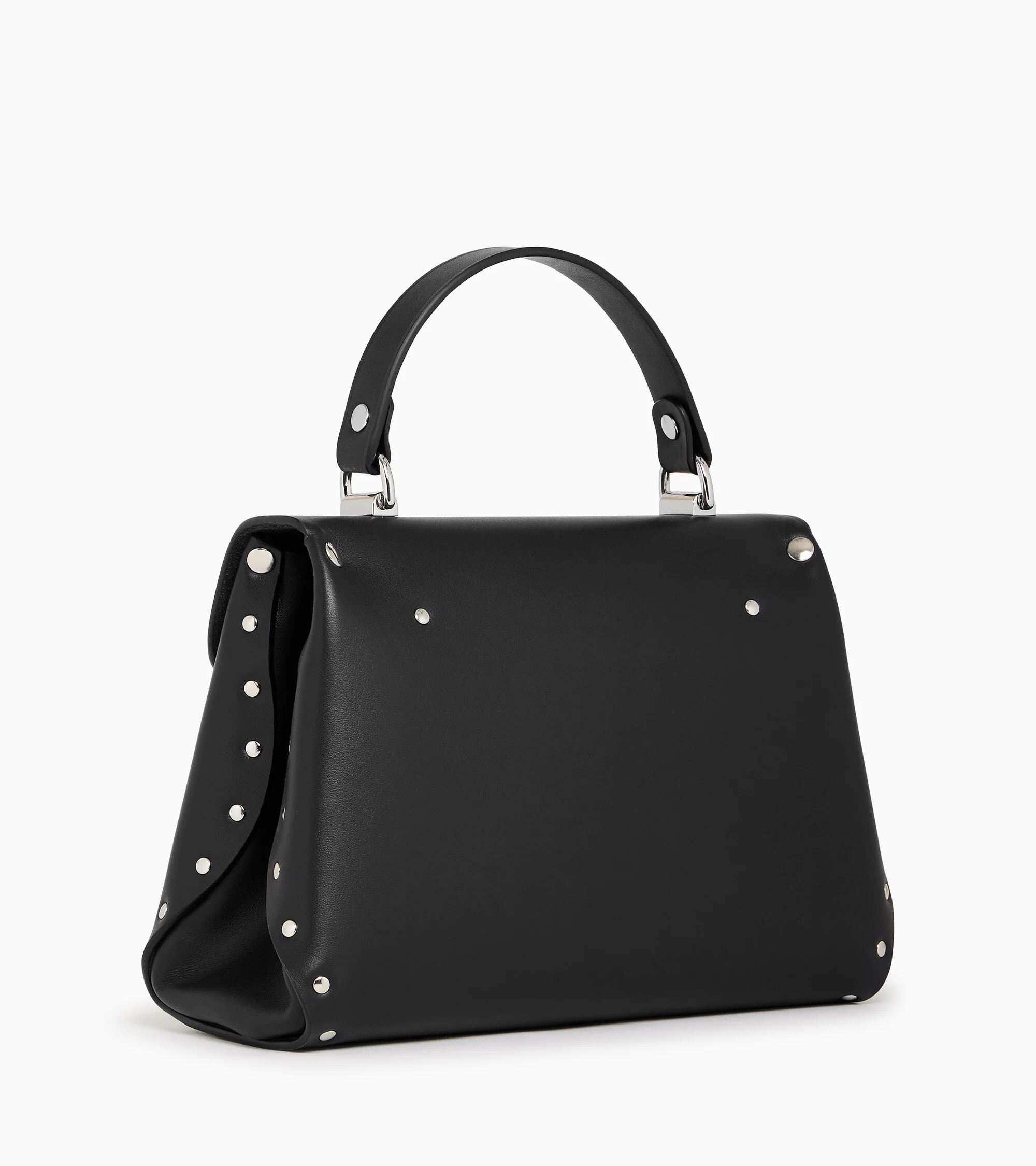 Petit sac à main Sans Couture en cuir lisse - Image 5