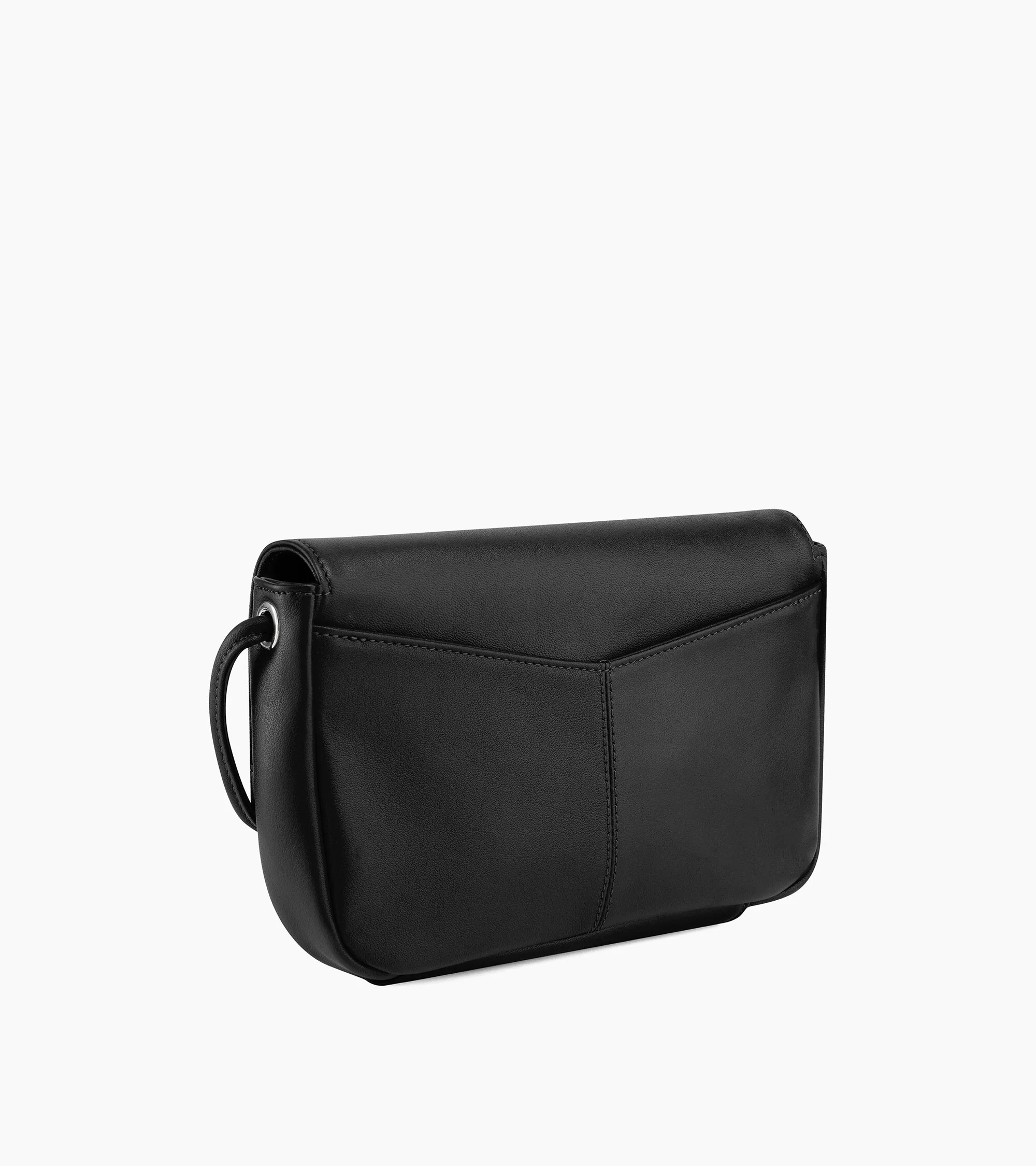 Sac pochette avec bandoulière amovible Charlotte en cuir lisse - Image 5