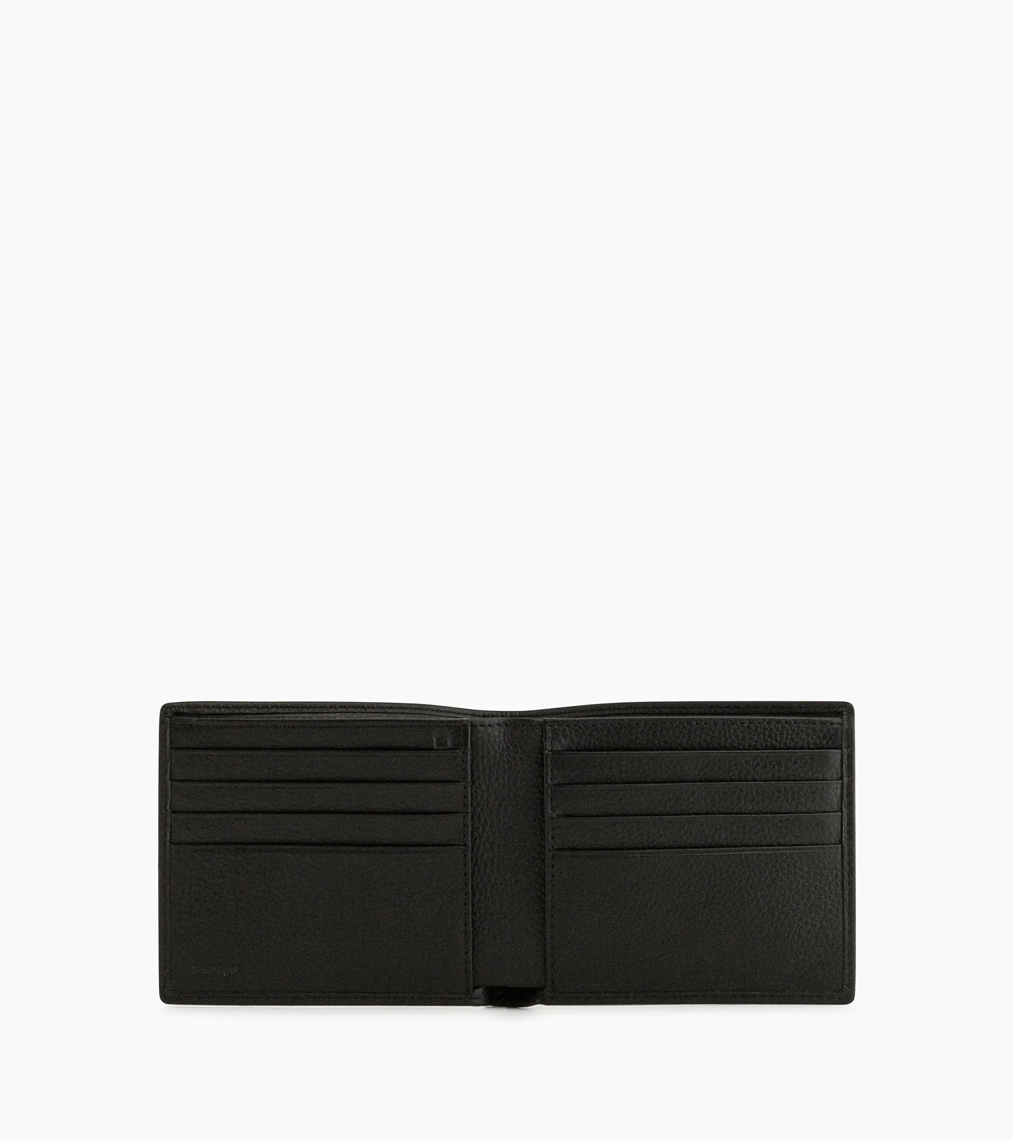 Porte cartes avec poche billets Charles en cuir grainé - Image 3
