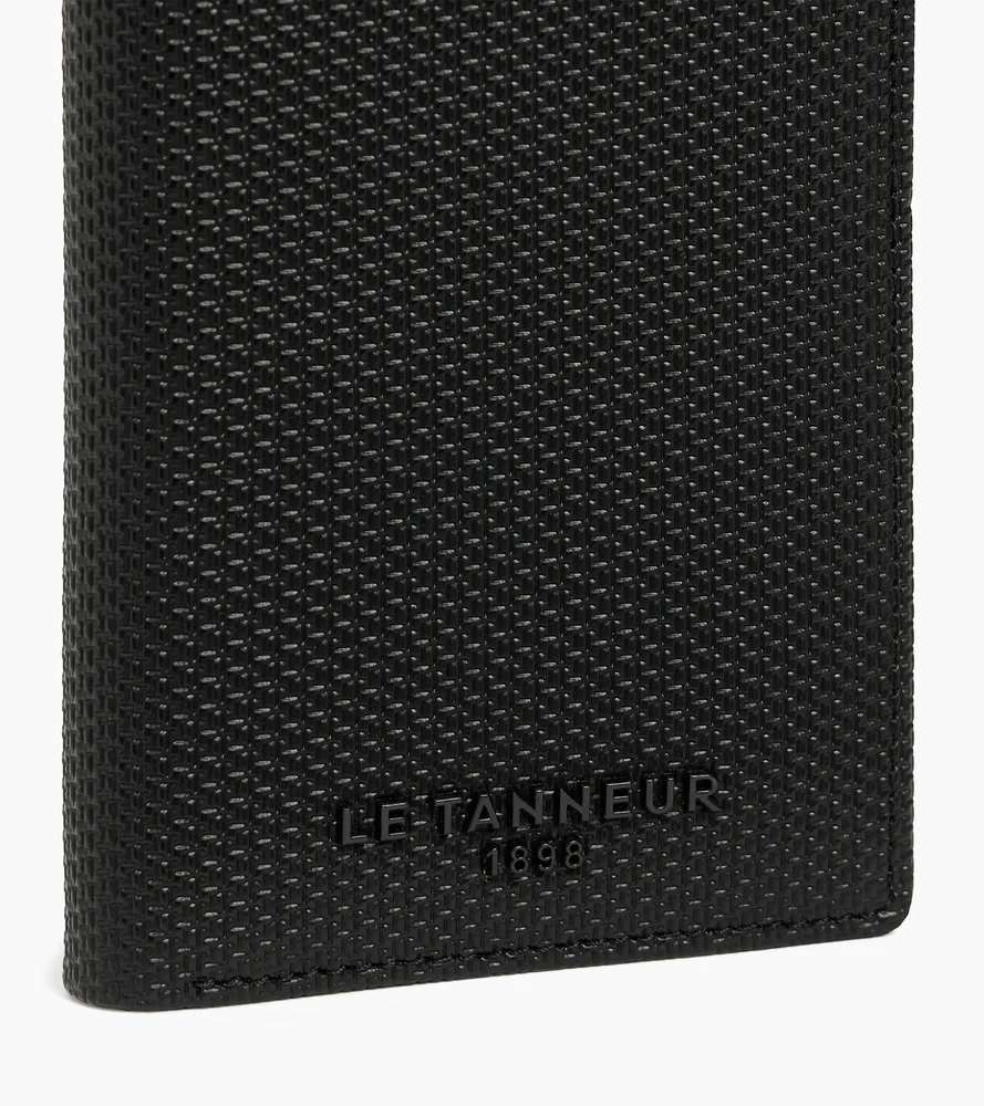 Porte cartes vertical Emile en cuir signature T - Image 2