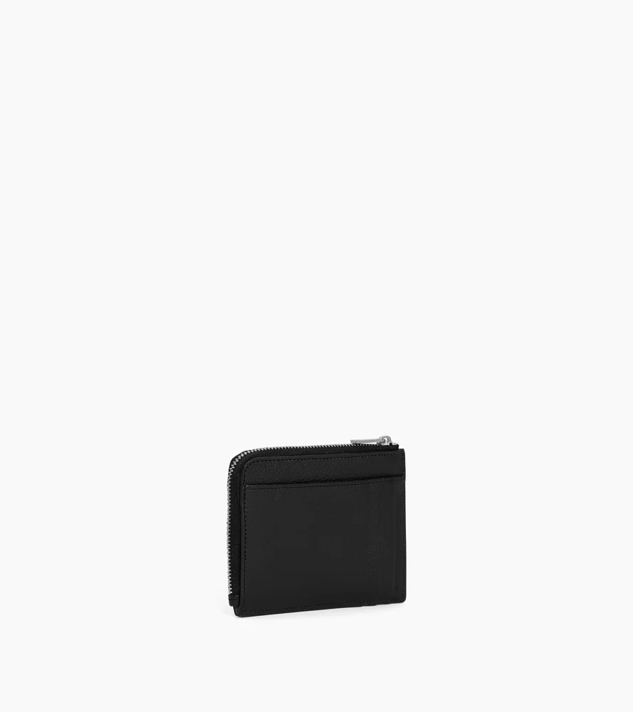 Porte cartes zip en L Emile en cuir grainé - Image 4