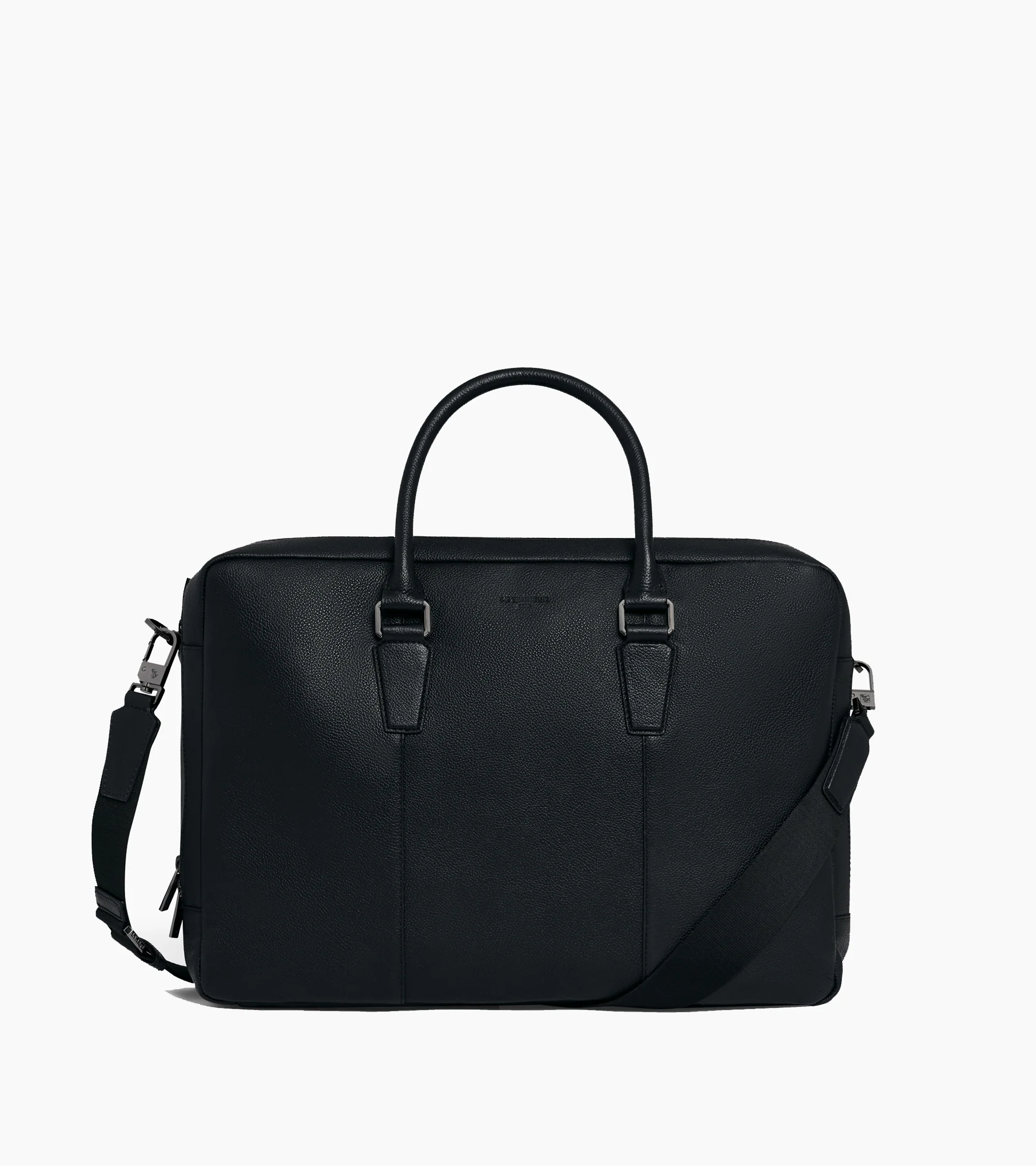 Porte documents 17" Marceau en cuir grainé grand modèle