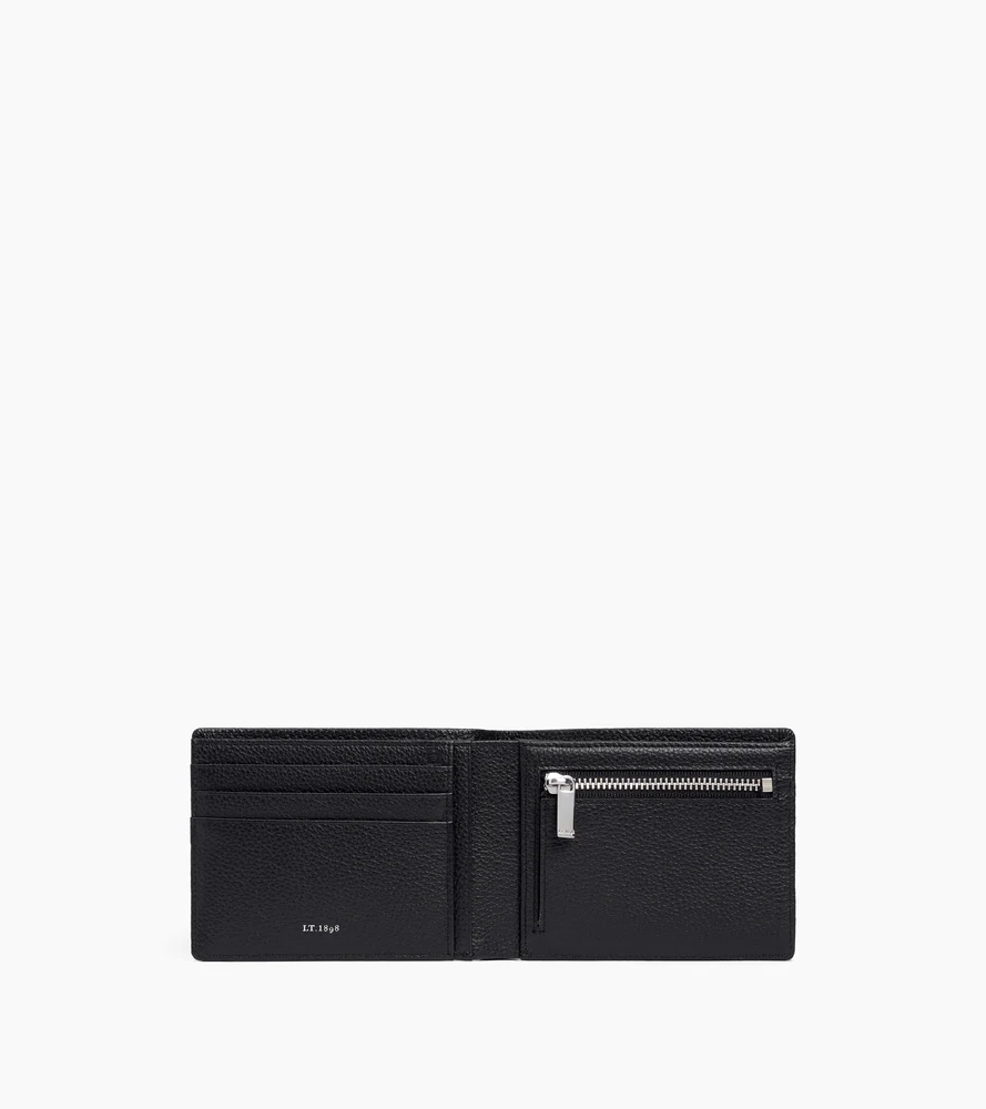 Portefeuille zippé horizontal Emile en cuir grainé - Image 3