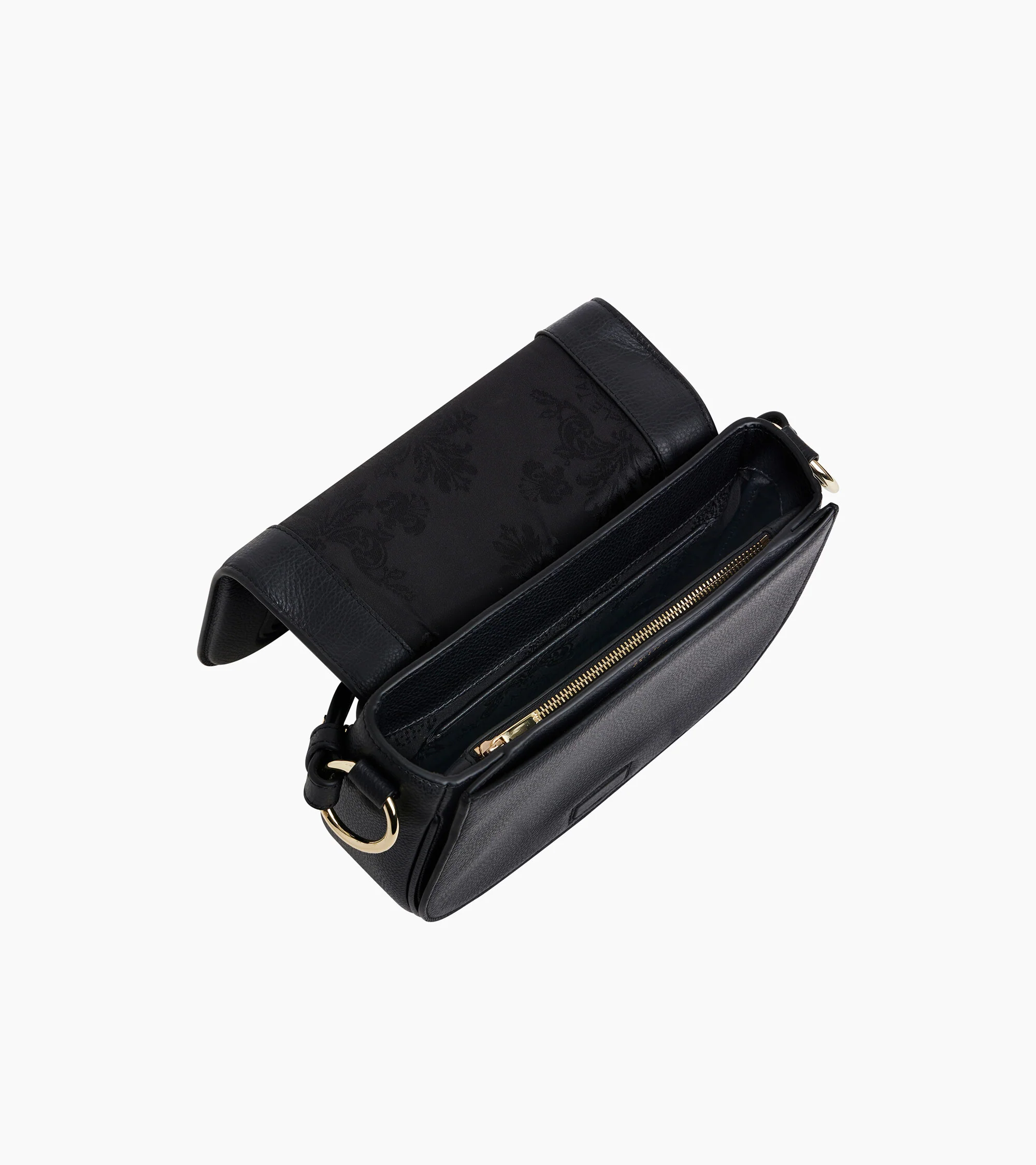 Sac bandoulière moyen modèle Ella en cuir grainé - Image 4