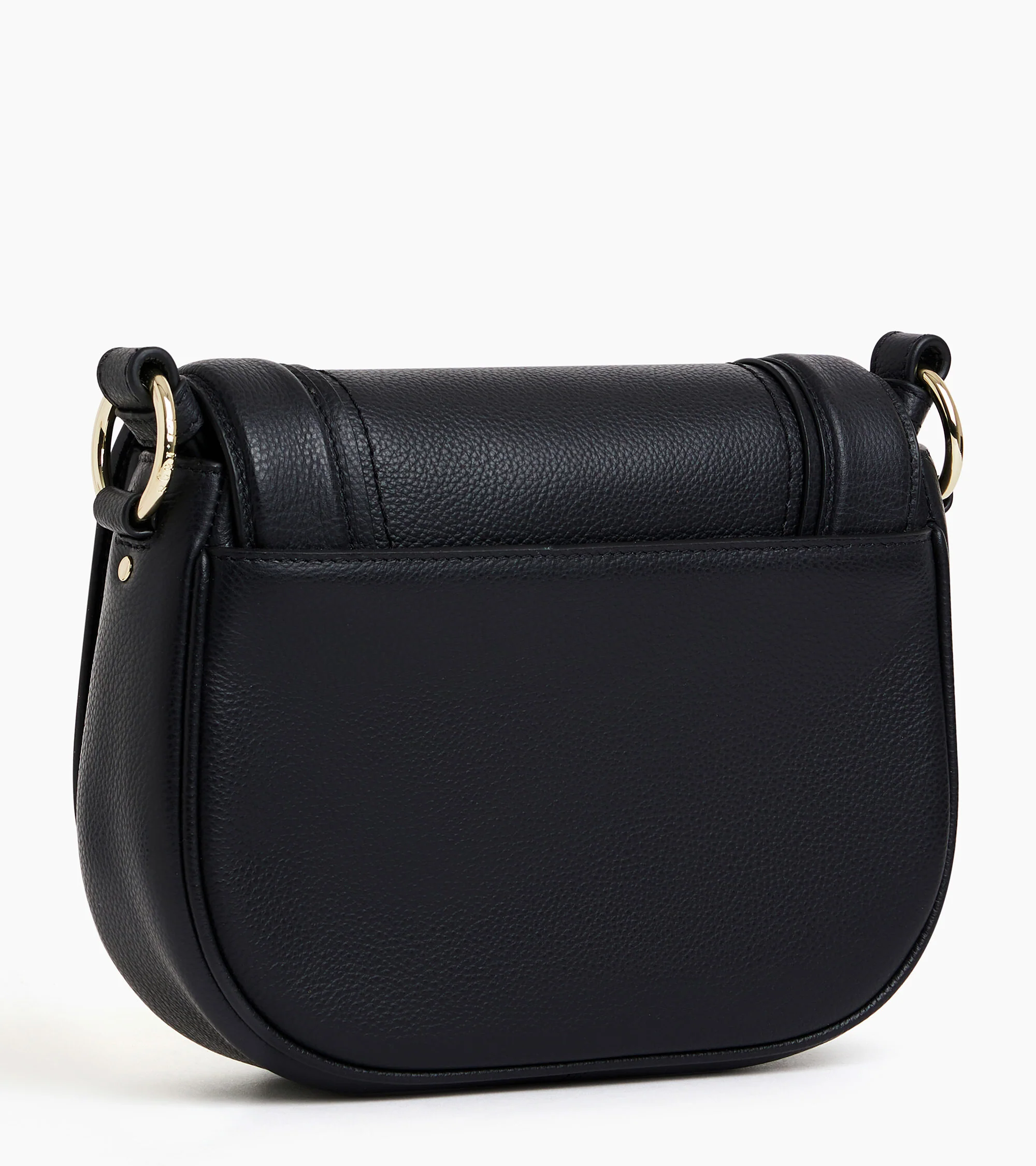 Sac bandoulière moyen modèle Ella en cuir grainé - Image 5